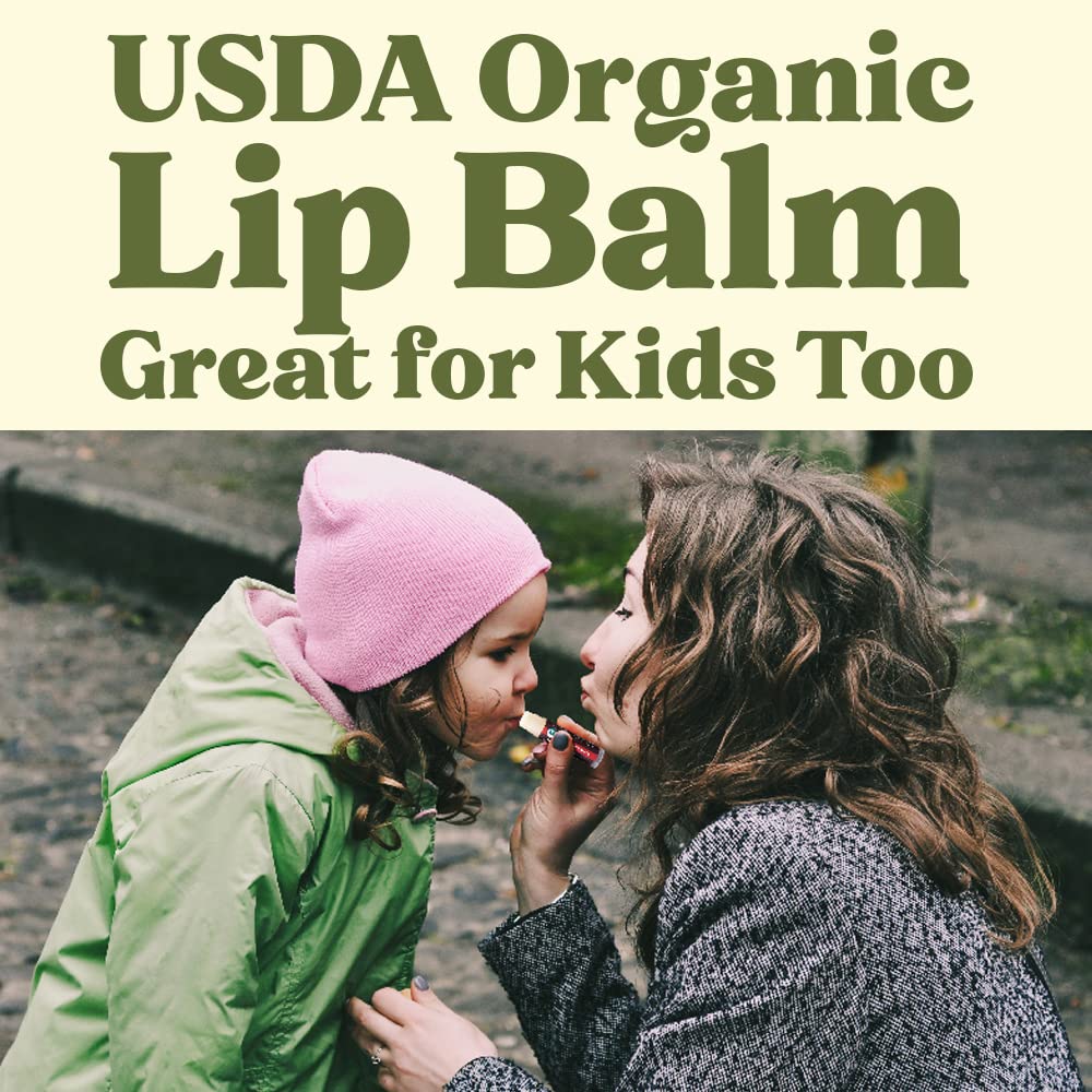 Earth's Daughter Organic Lip Balm (Variety 6-Pack)